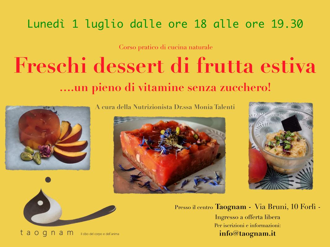 freschi dessert di frutta estiva