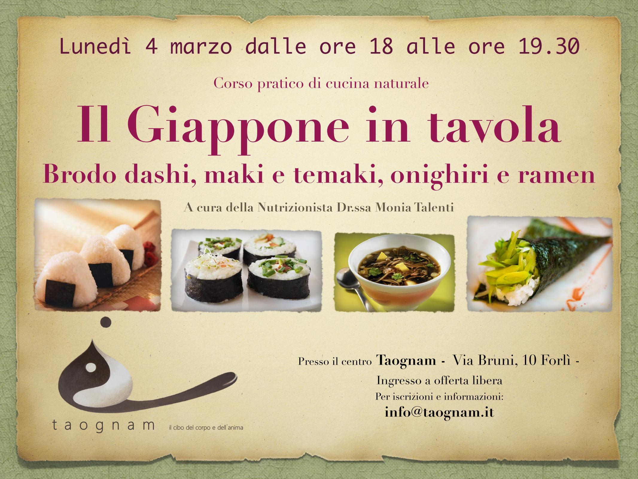 Il Giappone in tavola