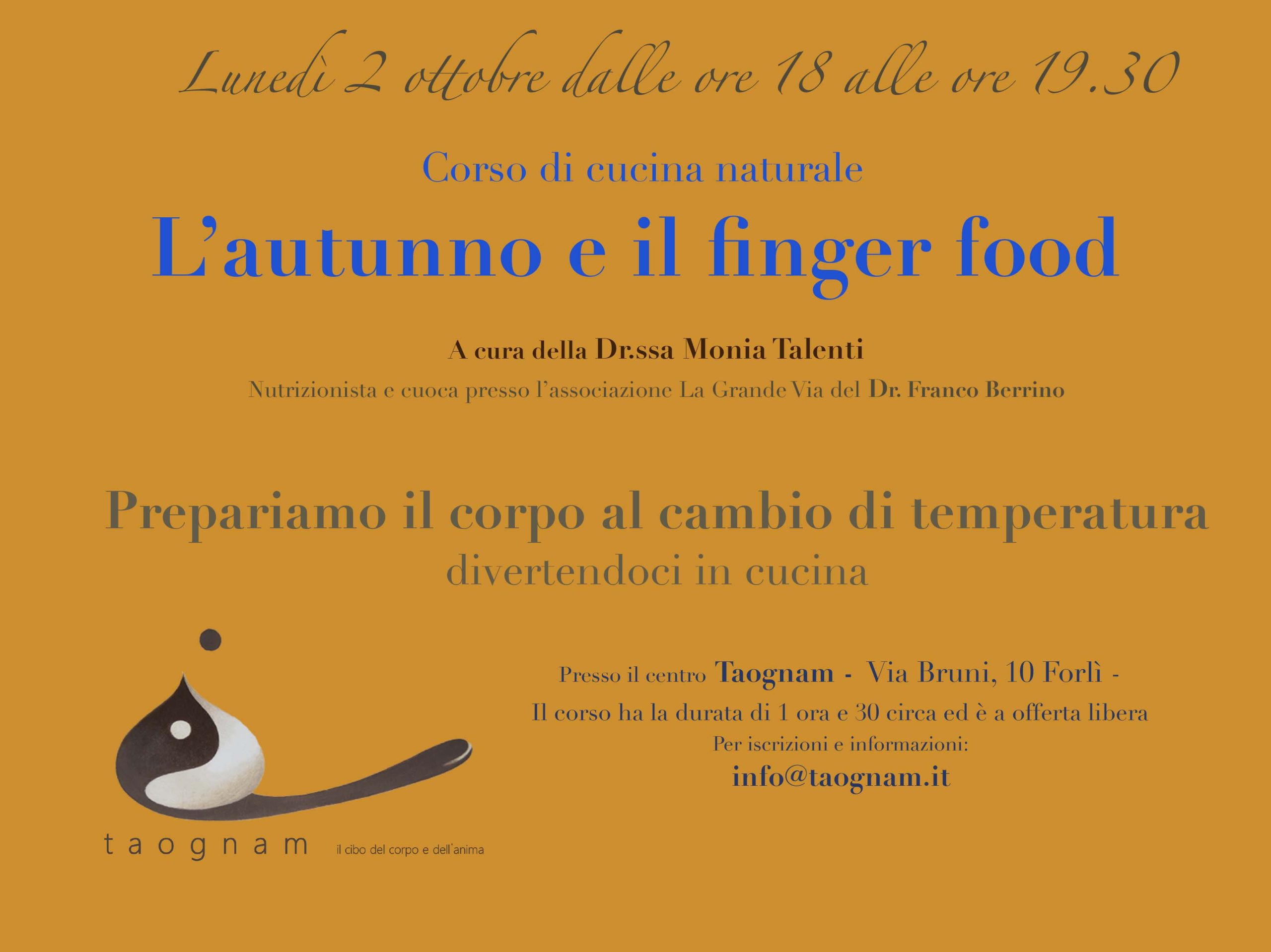 Corso "Finger food"